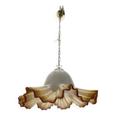 Murano Glass Frilly Light Pendant 1970’s