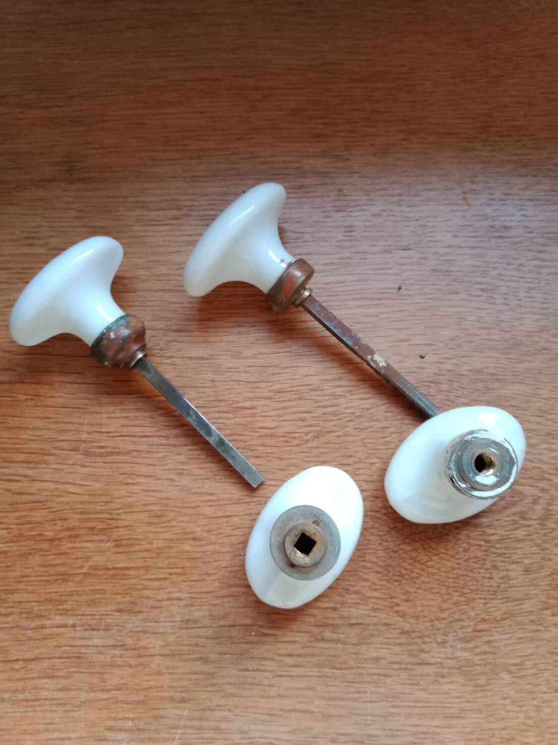 Porcelain door handles