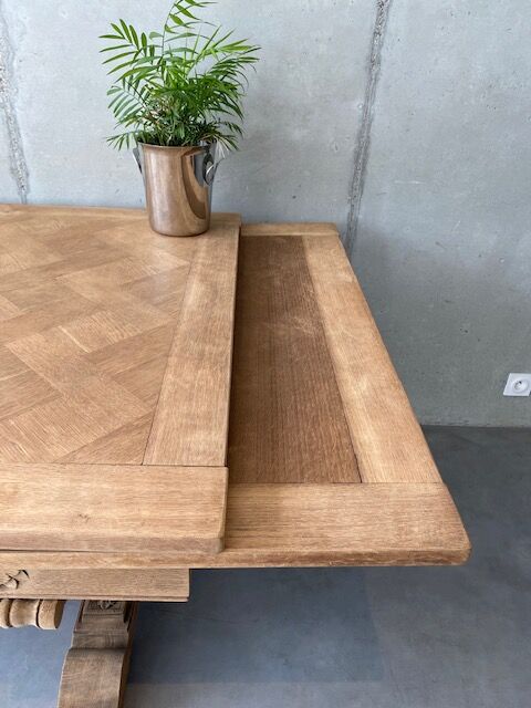 Farmhouse table monastery stripped extendable 300 cm