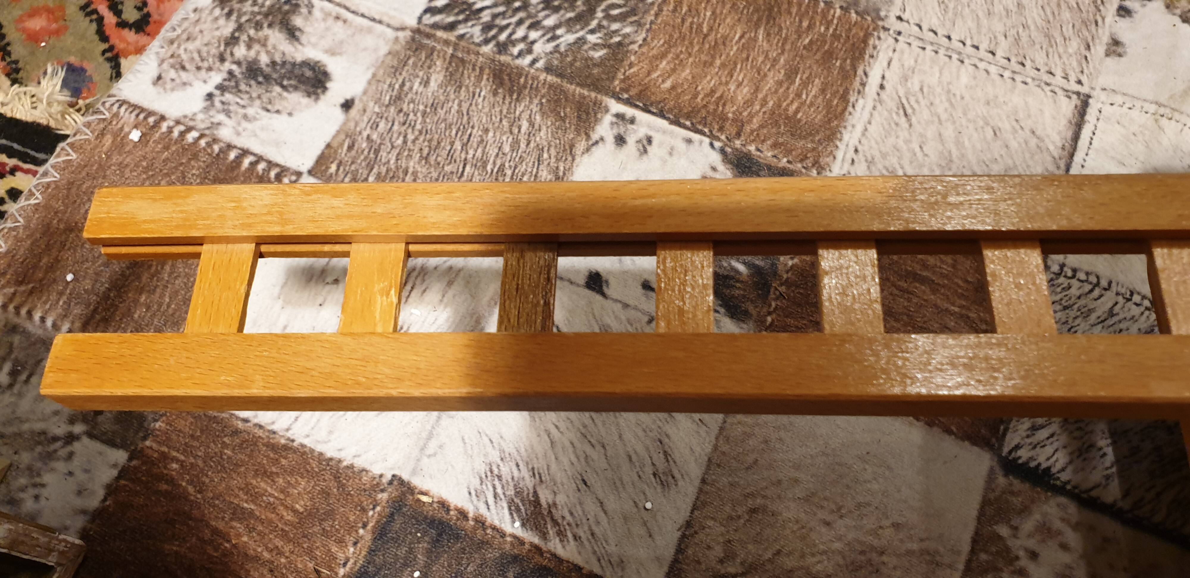 Solid wood ladder truck