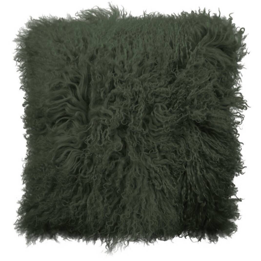 Tibetan sheepskin cushion