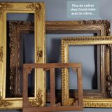 Mirror in beautiful oval frame 19th style Louis XV 44x32 cm SB132