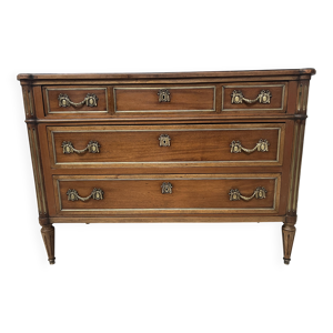 Commode de style Lois - gris