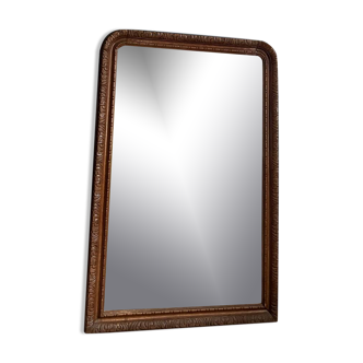 Louis Philippe wooden mirror 153cm/101cm