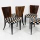 Set of 4 chairs H-214 Jindřich Halabala UP Závody 1950-1959