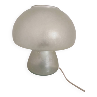 Lampe champignon verre vintage