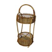 Vintage rattan bar 60