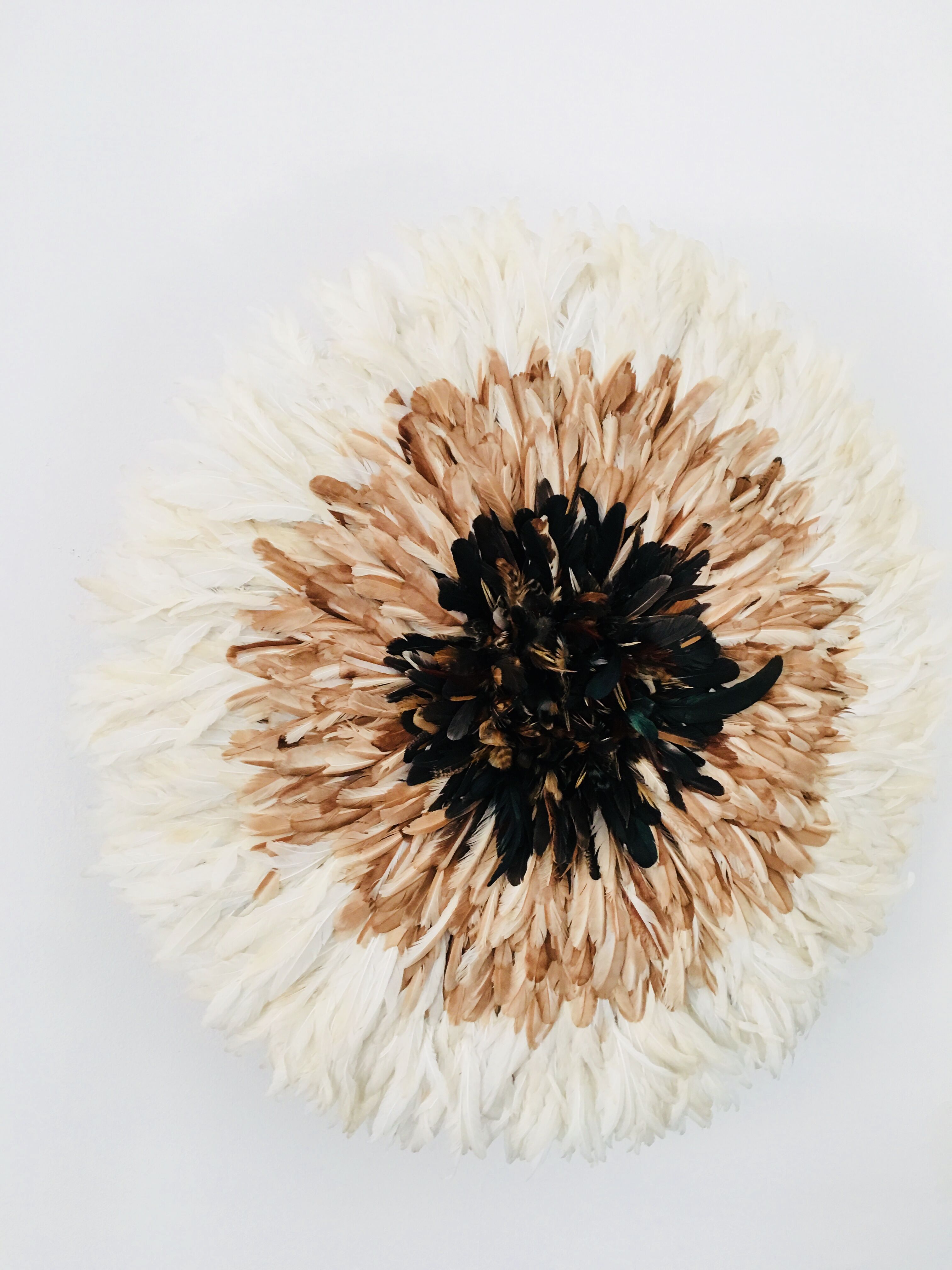 Juju hat white beige black 80cm