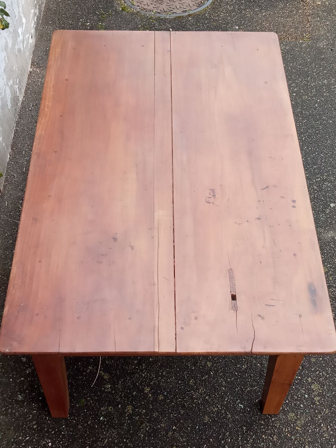 Cherry wood coffee table
