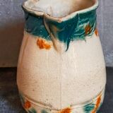 Antique dragonfly slip pitcher