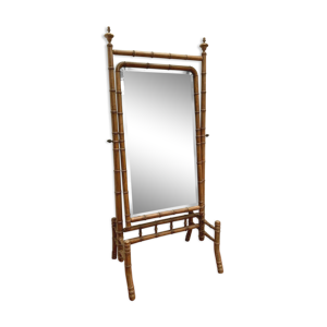 miroir Psyché en merisier