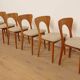 6 chaises de salle à manger | Koefoeds Hornslets | Niels Koefoed | Modèle Peter | Teck