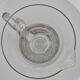 Cut crystal water jug from Fains – 21 cm – vintage