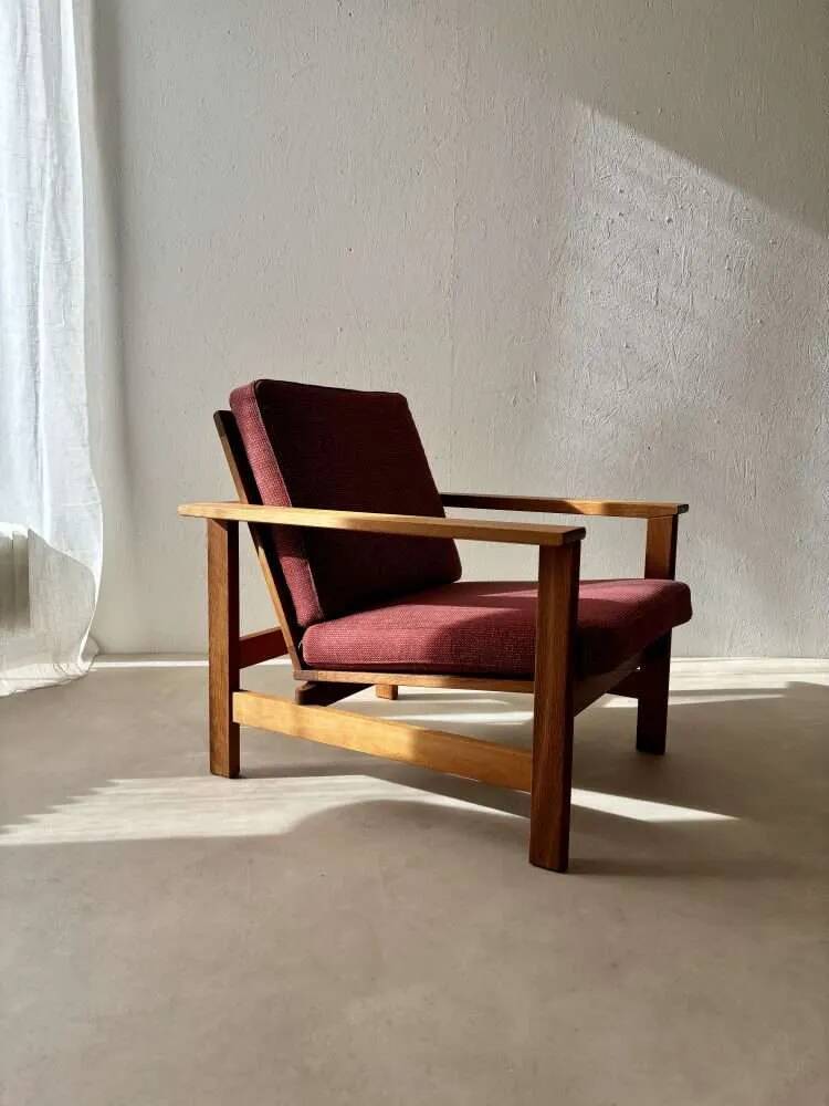 Fredericia armchair Søren Holst model 2551 oak 1960s