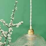 Vintage glass pendant light - tableware collection -