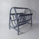 Rattan magazine holder