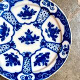 Assiette delft en porcelaine bleue