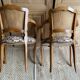 Paire de fauteuils canes style louis XV