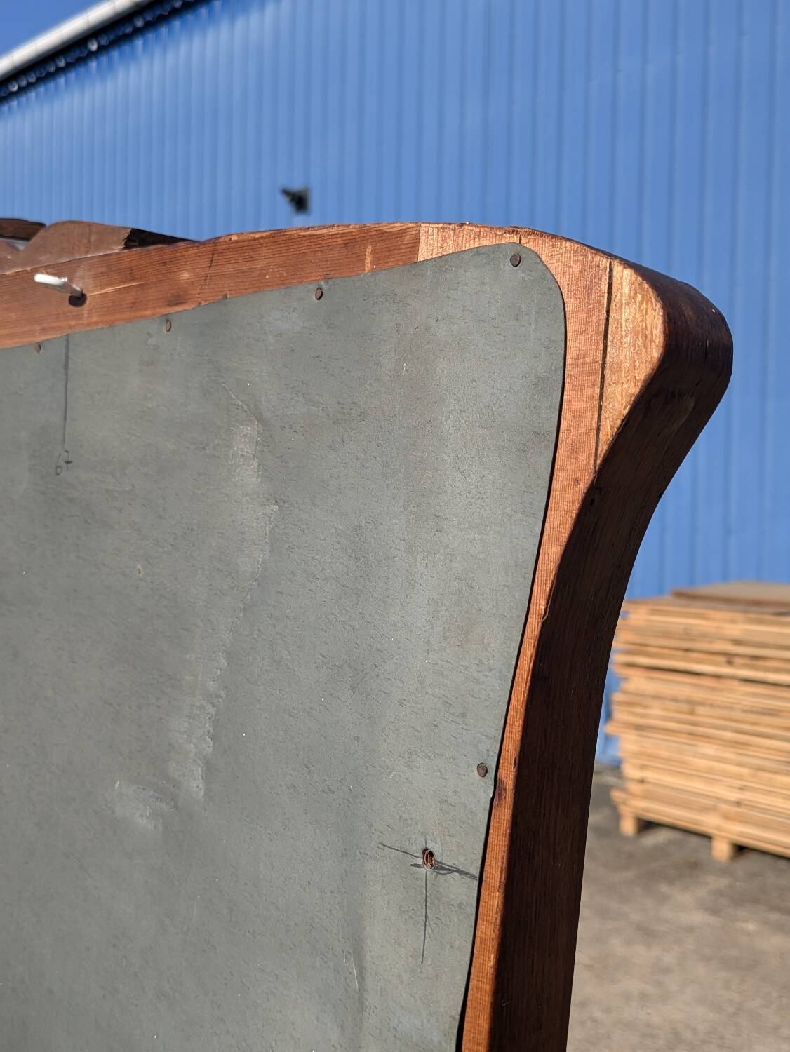 Large 187cm Art Nouveau Mirror, Nancy School, in the Majorelle style