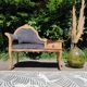 Antique telephone bench chair