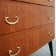 Commode en teck, design suédois, années 1970, fabriquée en Suède