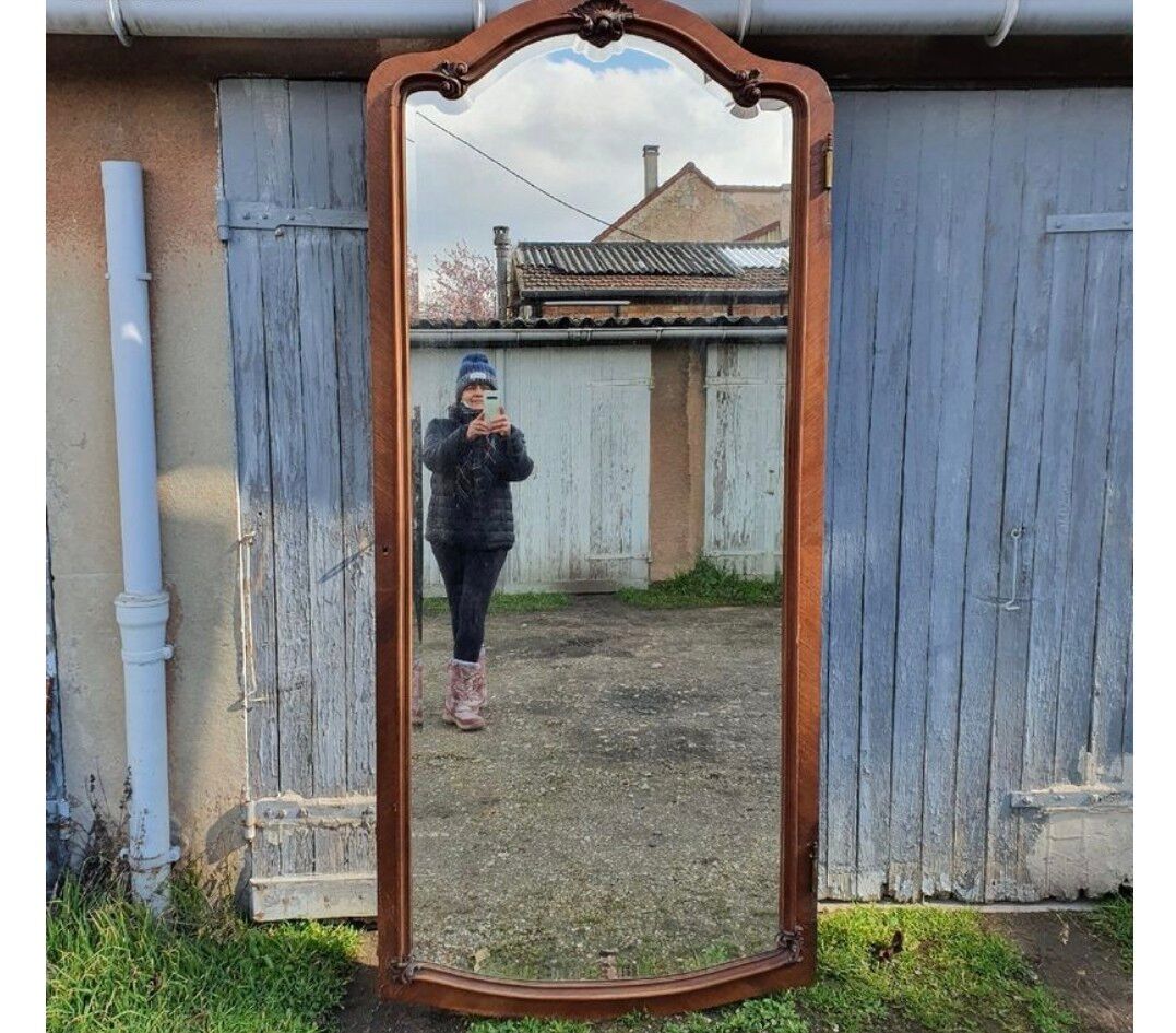 Bevelled mirror 210x93cm