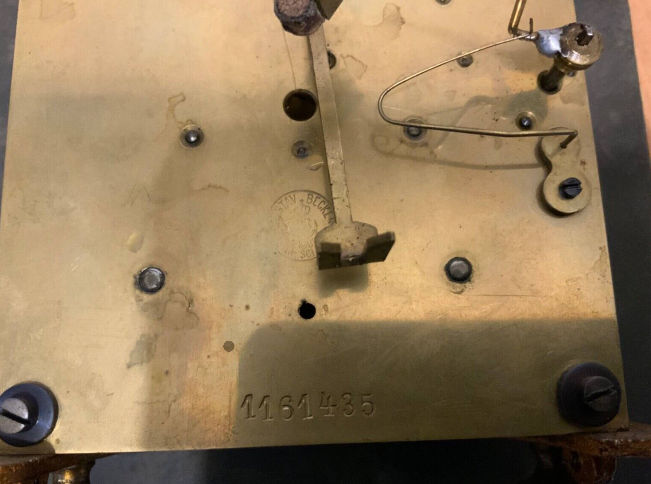 Antique Gustav Becker Freiburg Regulator Oak Case Clock, Germany, 1900s