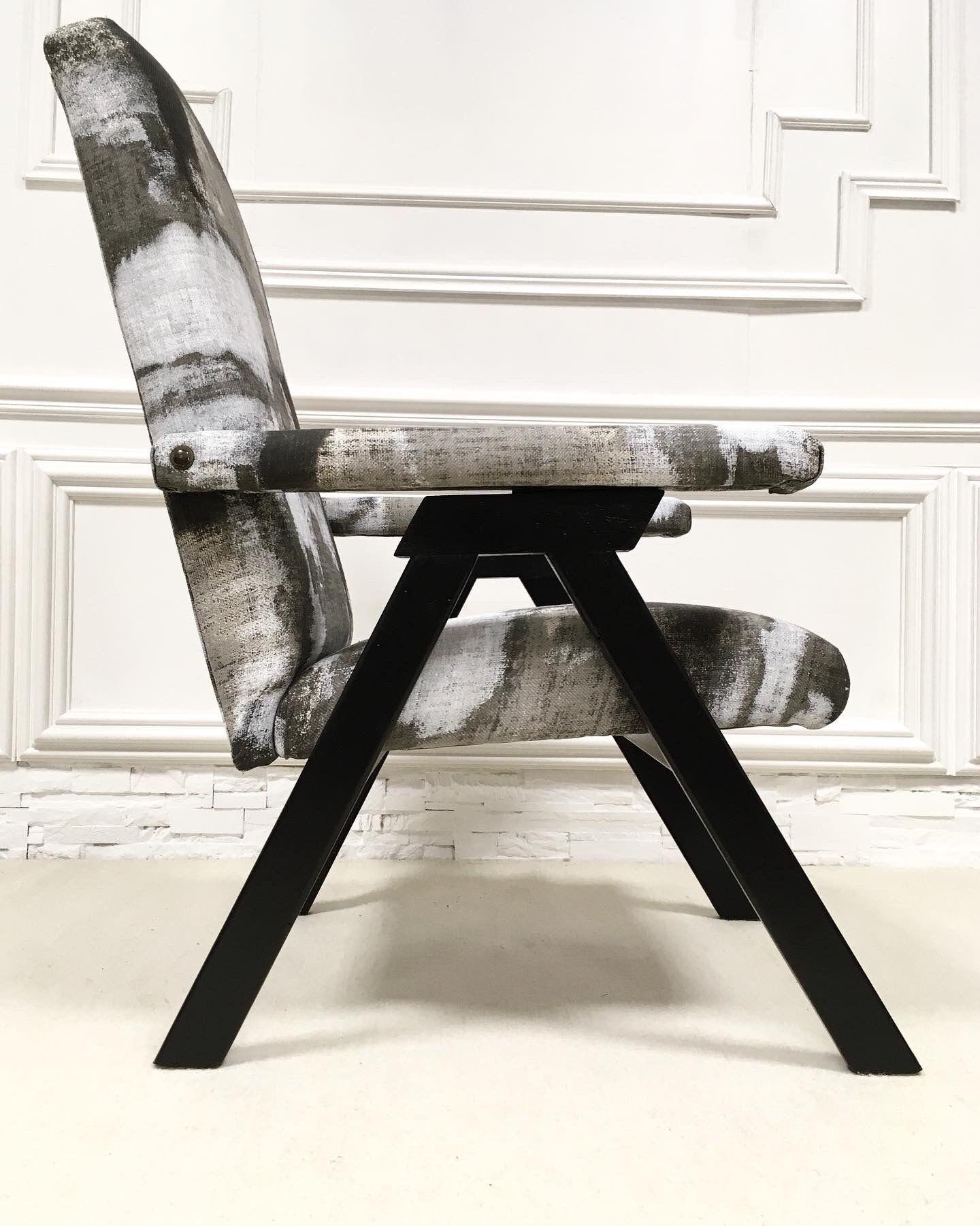 Restored Scandinavian armchair