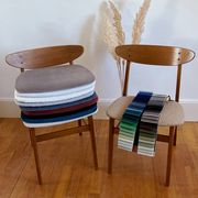 Vintage Farstrup 210 Scandinavian chairs in stained beech and teak.