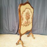 Louis XV Rocaille style firewall in walnut