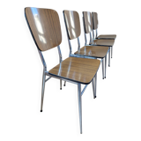 Brown Formica chairs