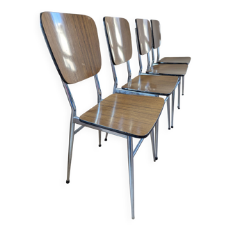 Brown Formica chairs