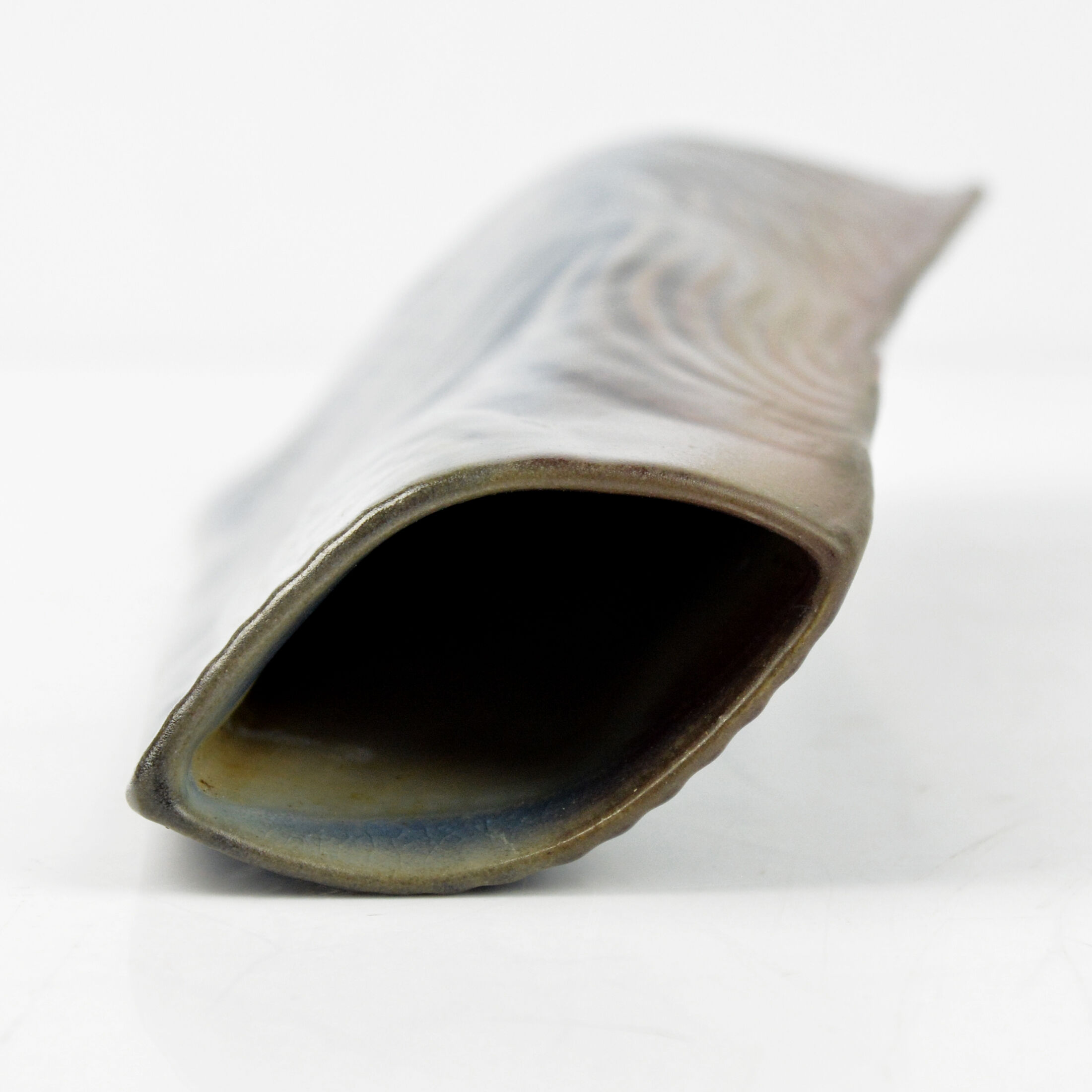 1985 organic modern ceramic vase designed by Johann Van Loon Rosenthal studio-line, Germany