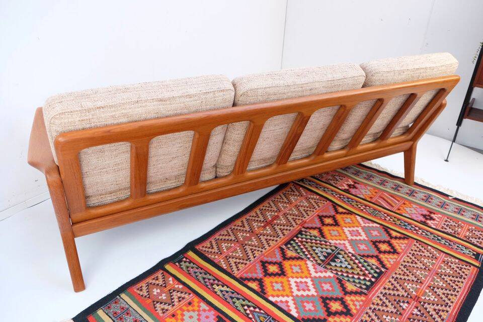 Kristensen teak sofa bed, 60s/70s style, Danish style.