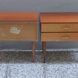 Bedside table/Nightstand, pair