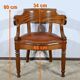 Mahogany Office Armchair, Louis Philippe Period – Mid-19th Century