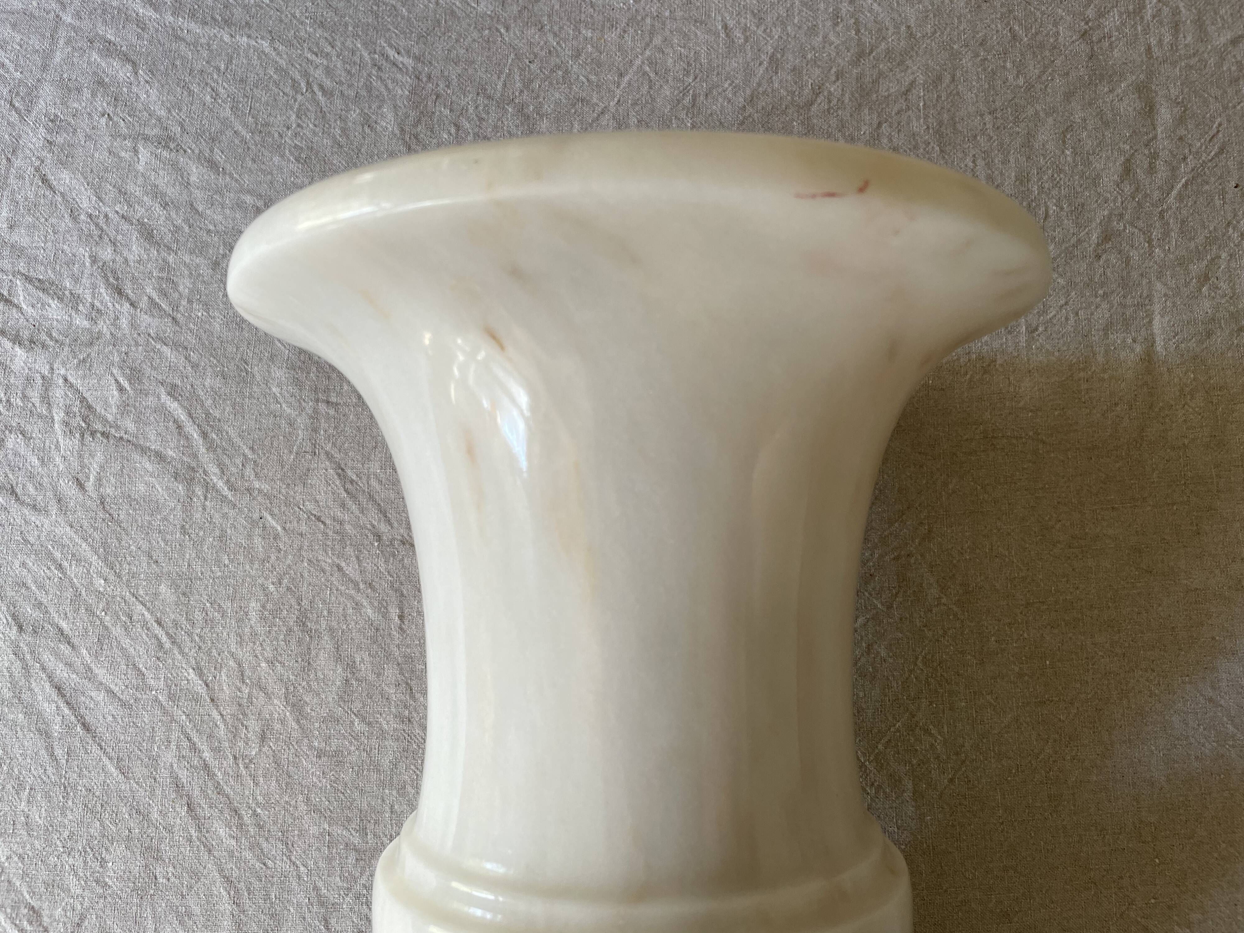 Medici vase in white marble