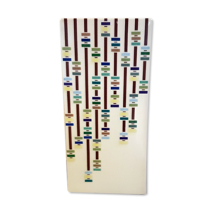 Vase contemporain carré