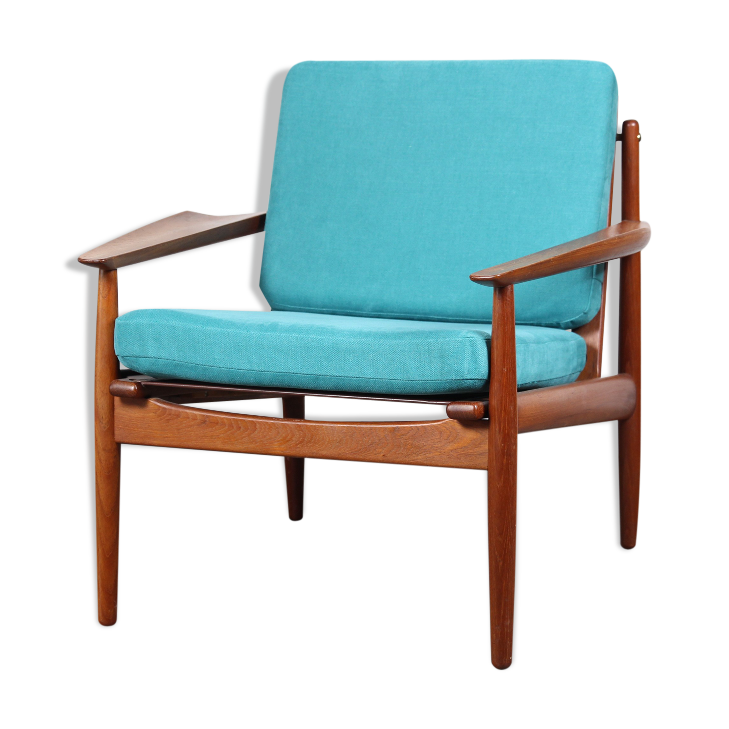 Scandinavian teak armchair by Arne Vodder for Gløstrup Mobelfabrik