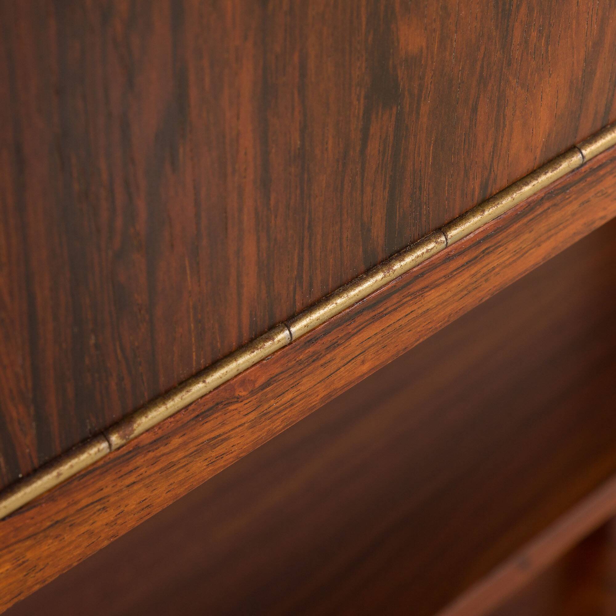 Scandinavian mid-century rosewood shelving unit attributed to Preben Sorensen, 1960s