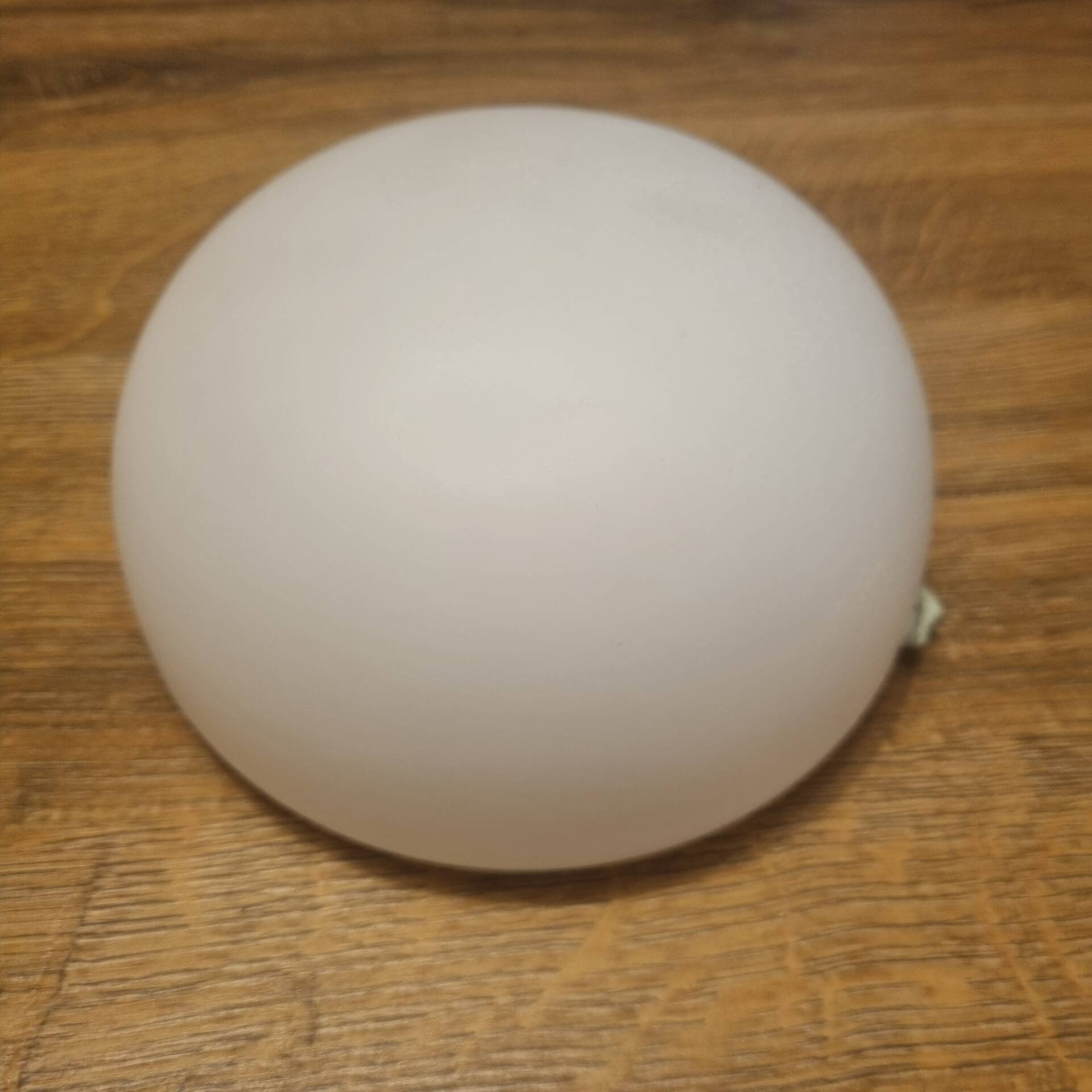 Plafonnier opaline blanche de 1970