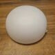 Plafonnier opaline blanche de 1970