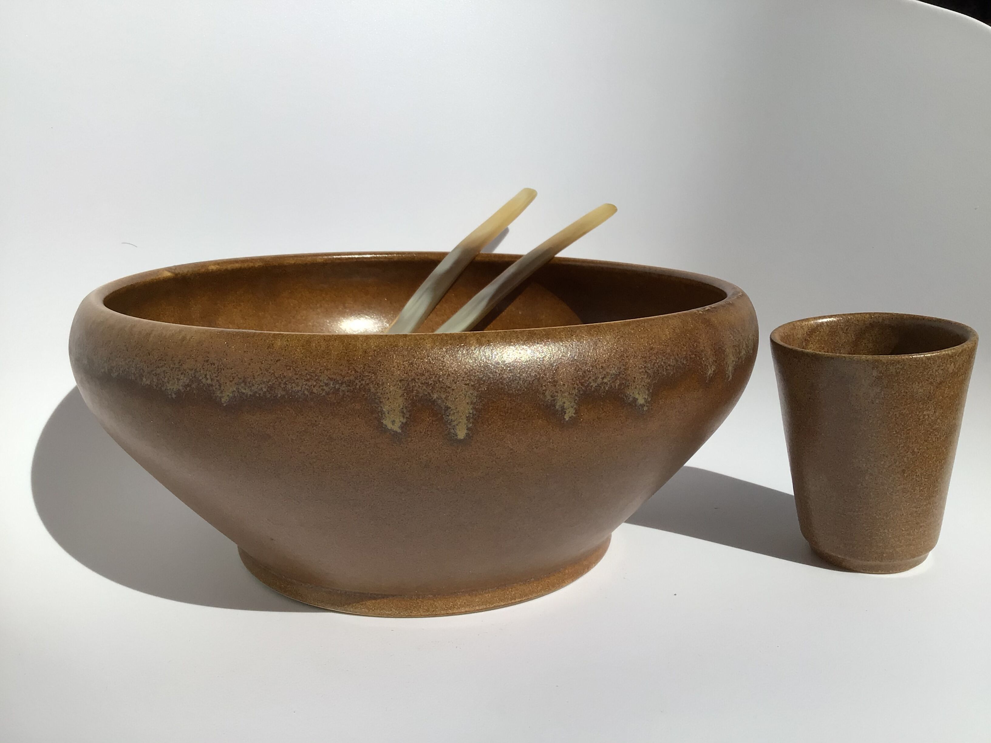 Large Digoin sandstone salad