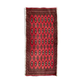 Pakistani rug handmade bukhara designs 52x112 cm