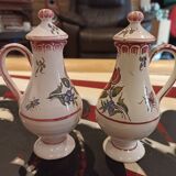 Pair of ceramic pitchers