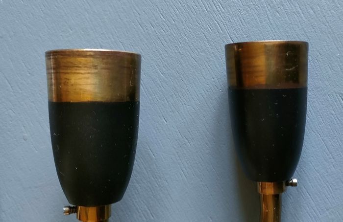 Lantern cage cylinder two fires medieval style - 1940s / 1950s