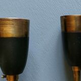 Lantern cage cylinder two fires medieval style - 1940s / 1950s