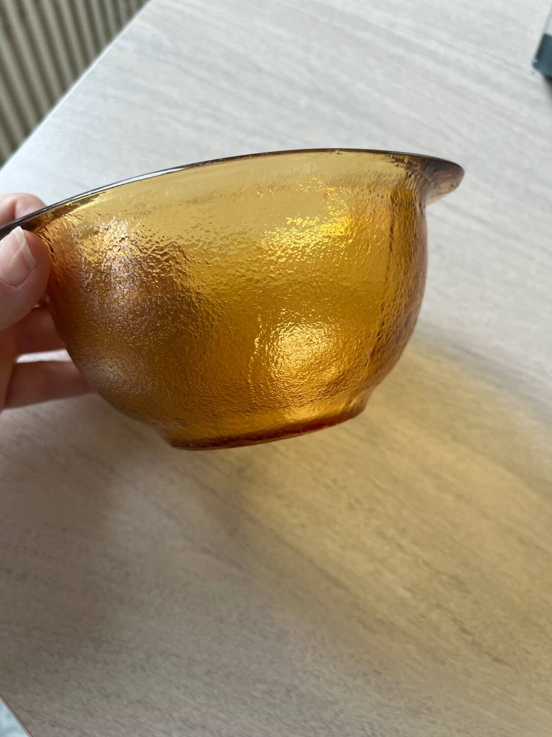 Arcoroc Sierra amber service – 9 pieces (1970s)