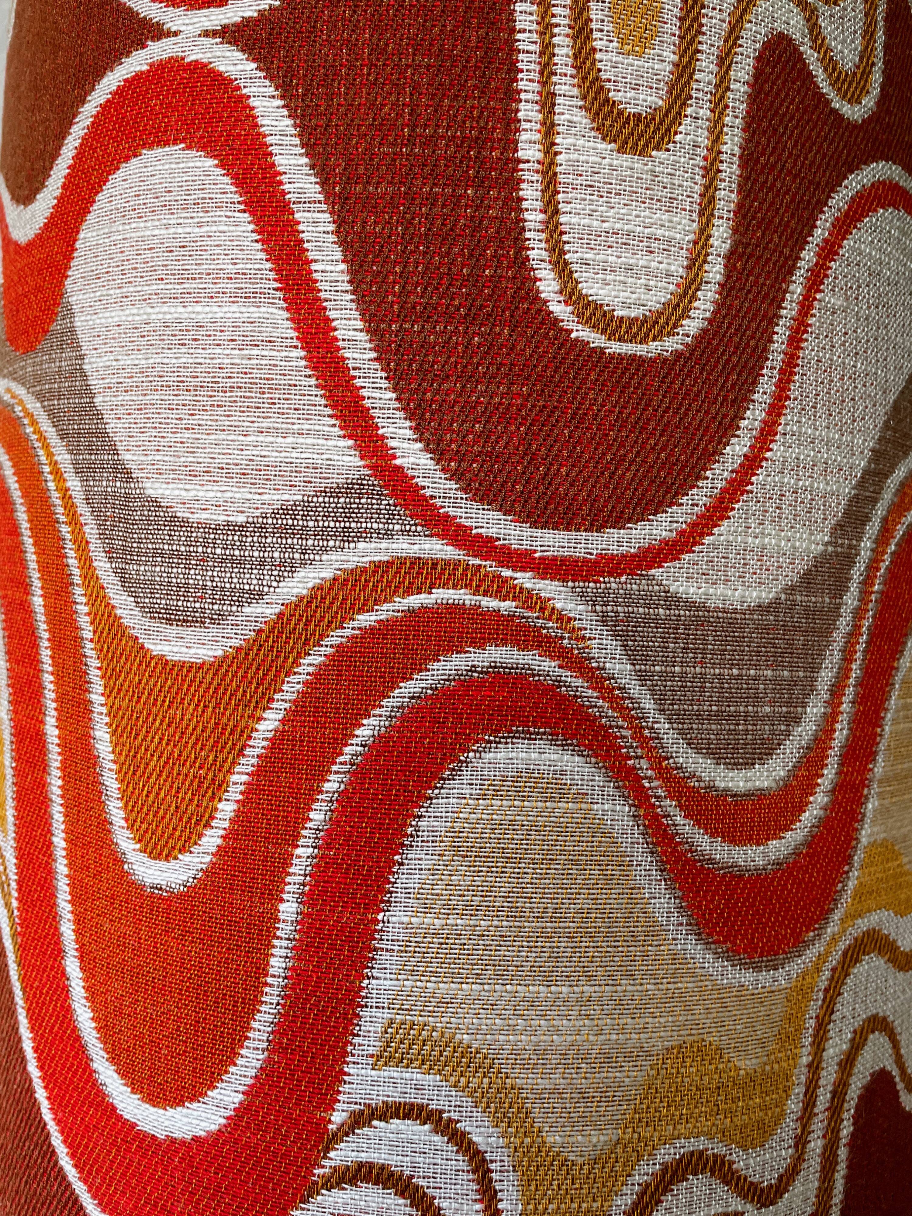 Résonance lampshade H87 D35 D25 - vintage fabric 1970's