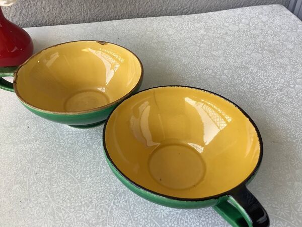 Poterie Zahner Rheinfelden tasses et cafetière